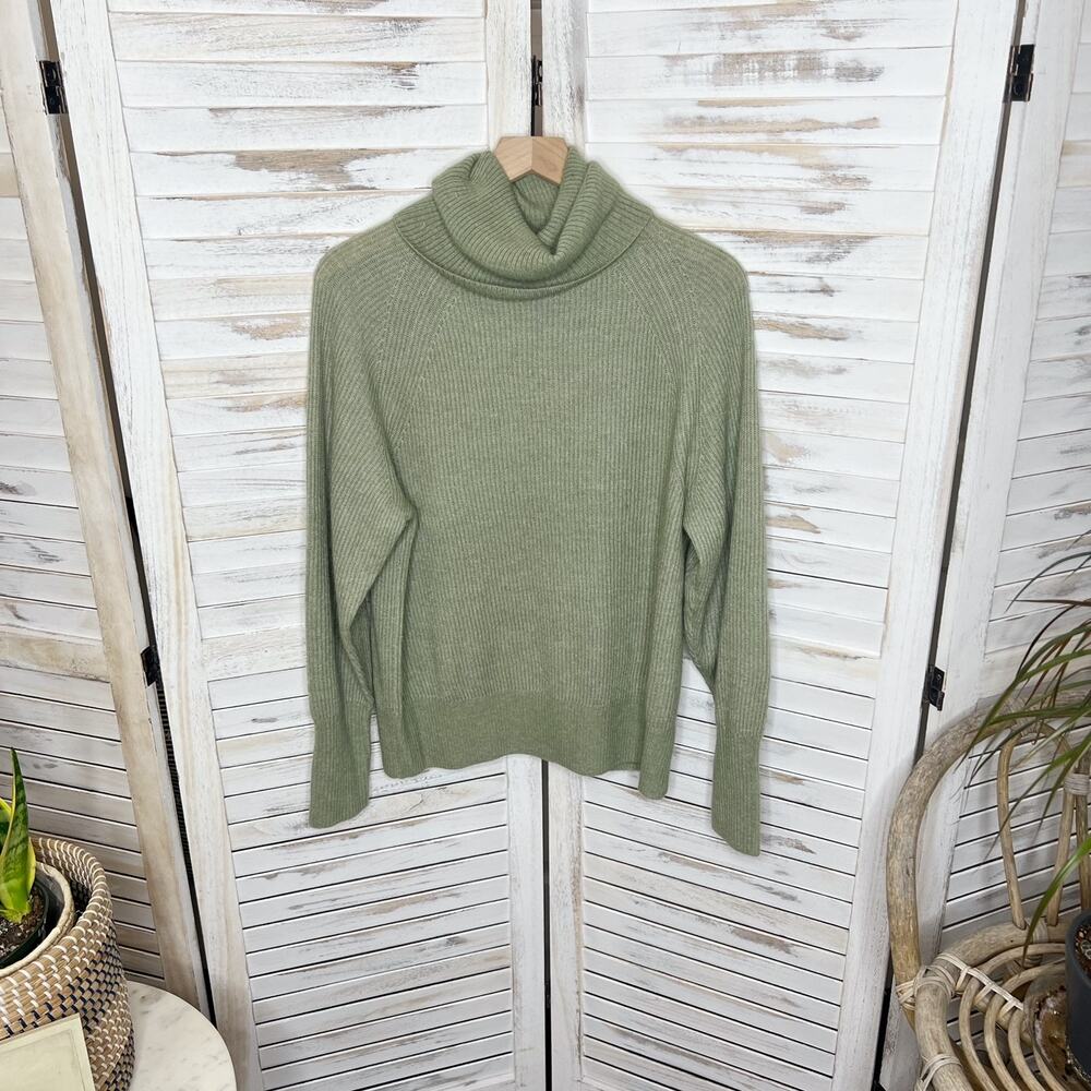 Quince Olive Green Turtleneck Sweater - Picture 13 of 16